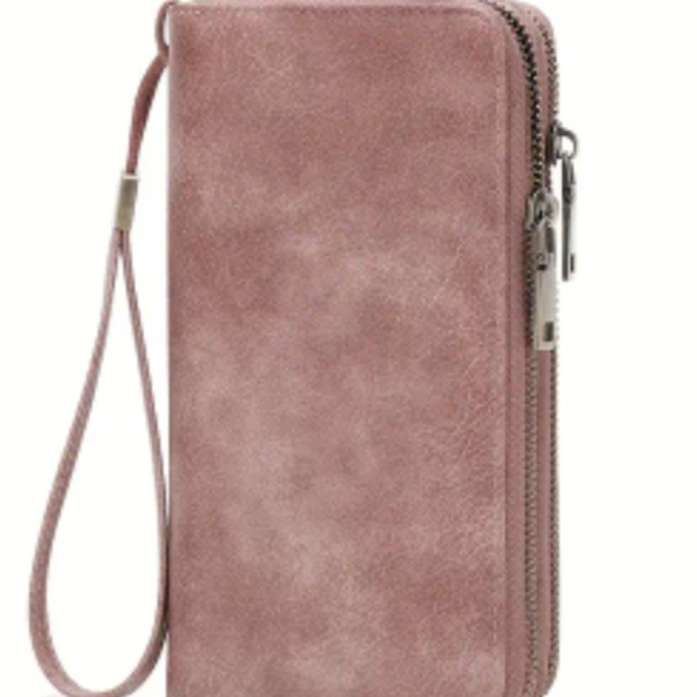 Elegant Pink Women's Wristlet Wallet